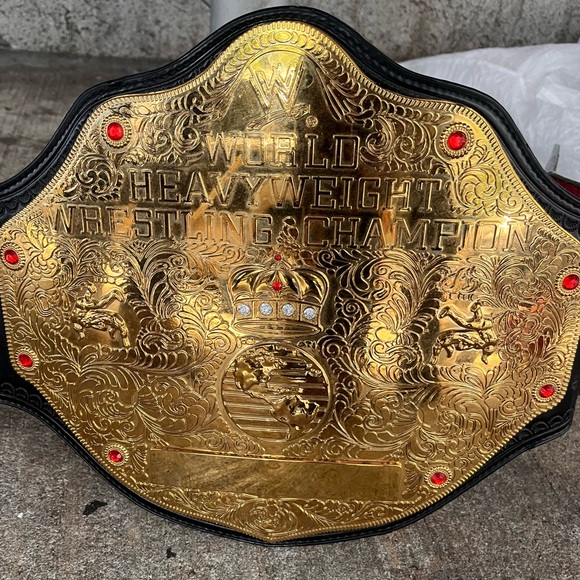 WWE World Heavyweight Championship Retro Official Authentic Title Belt - Picture 10 of 10